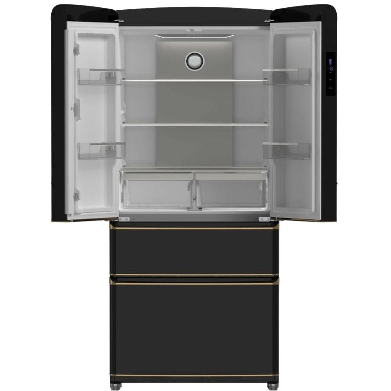 FFFFD179133BLK - REFRIGERATORS - Forno - French 4-Door - Black - Open Box - BonPrix Électroménagers