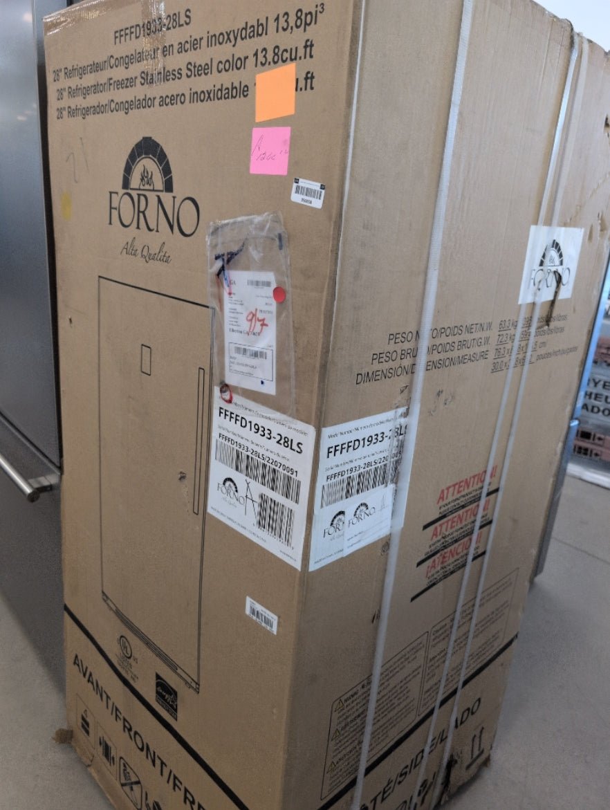 FFFFD1933 - 28L - FREEZERS - Forno - Stainless steel - Open Box - BonPrix Électroménagers