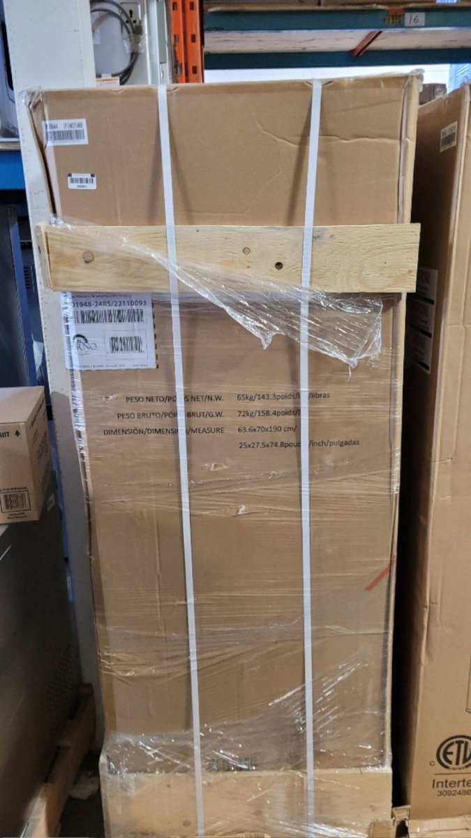 FFFFD1948-24RS - REFRIGERATORS - Forno - Bottom Freezer - Stainless Steel - Open Box - BonPrix Électroménagers
