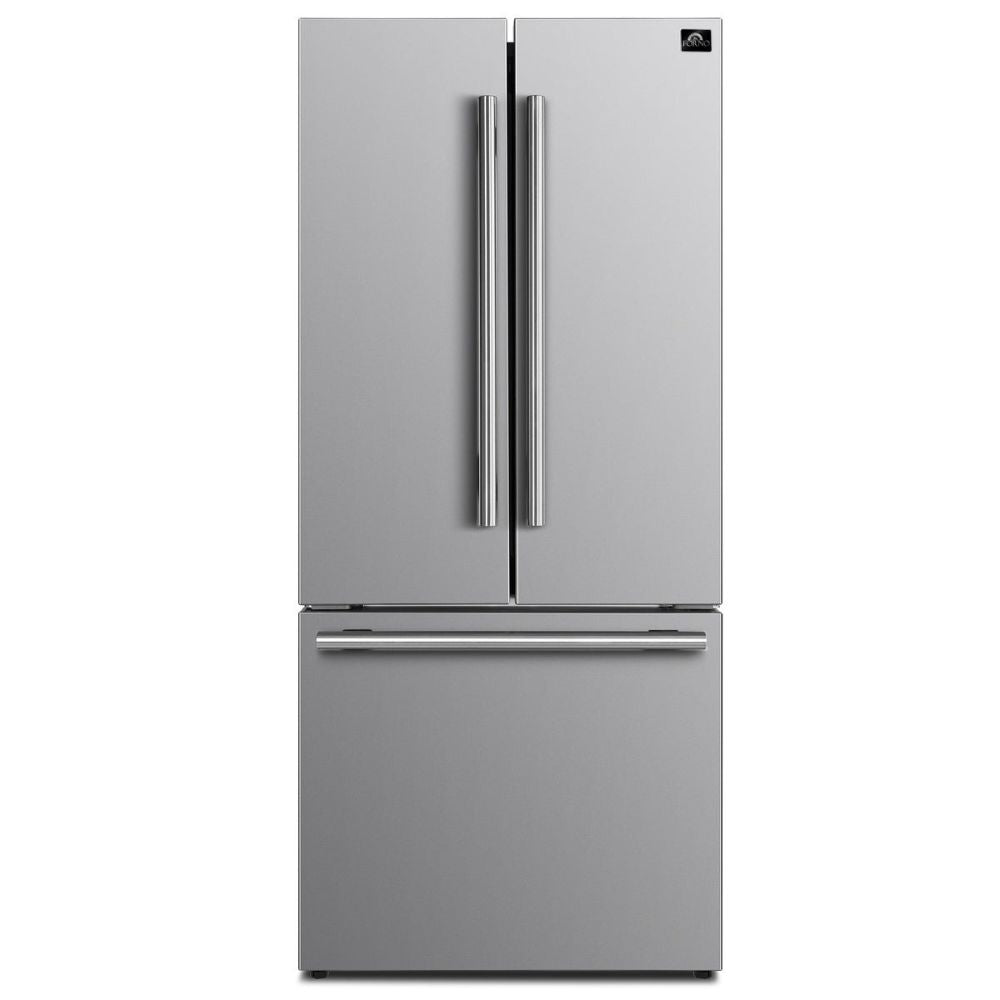 FFFFD1974 - 31SB - REFRIGERATORS - Forno - French 3 - Door - Stainless Steel - Open Box - BonPrix Électroménagers