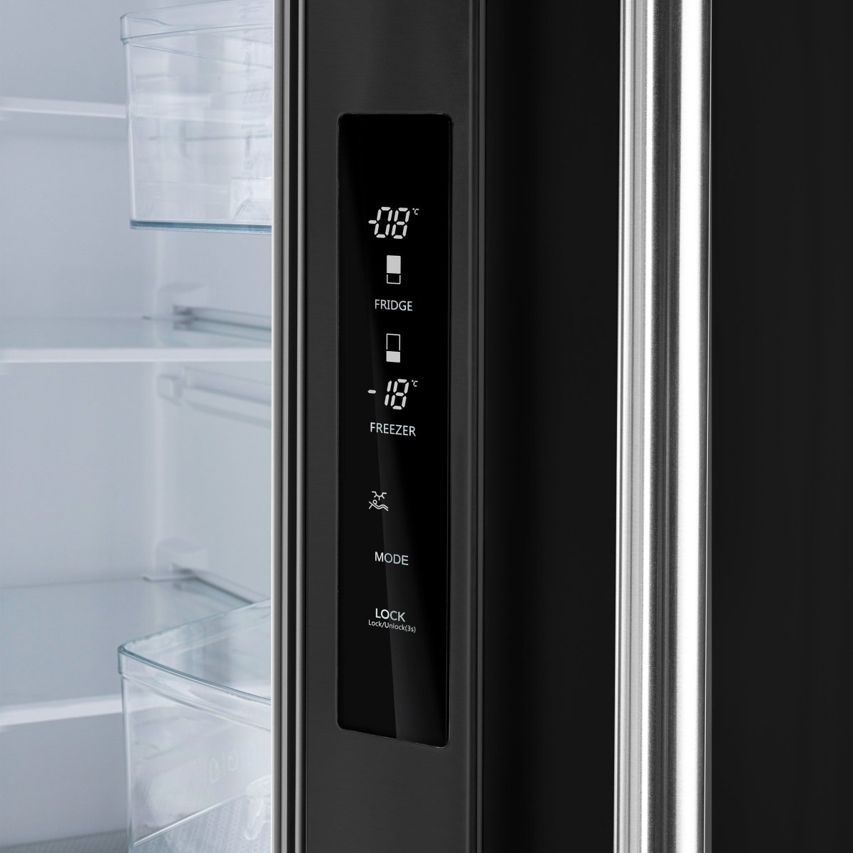 FORNO 2-Piece Black Kitchen Bundle - 30" Induction Range and 31" Bottom Freezer Refrigerator - BonPrix Électroménagers
