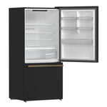 FORNO 2-Piece Black Kitchen Bundle - 30" Induction Range and 31" Bottom Freezer Refrigerator - BonPrix Électroménagers