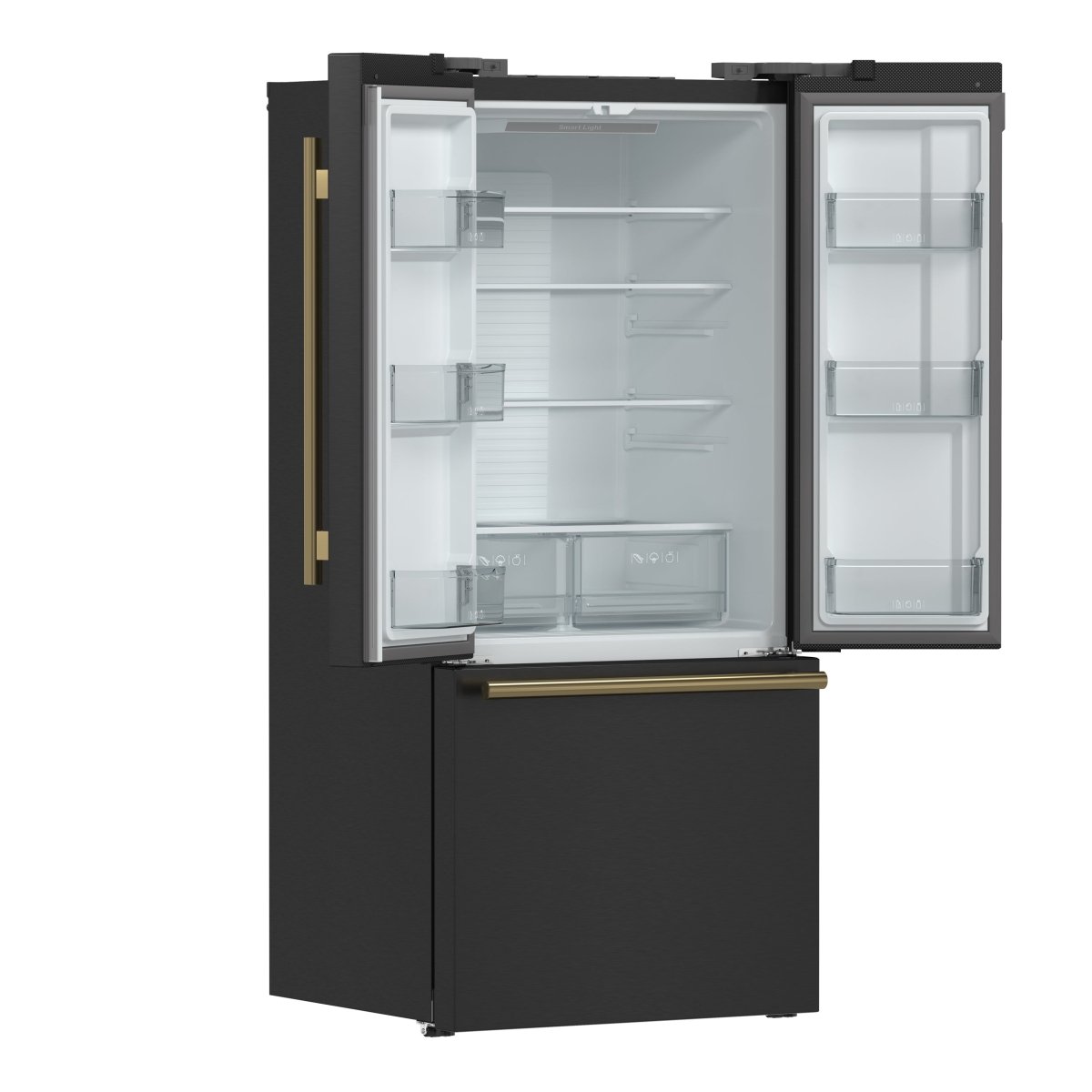 FORNO 2-Piece Black Kitchen Bundle - 30" Induction Range and 31" Bottom Freezer Refrigerator - BonPrix Électroménagers