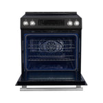 FORNO 2-Piece Black Kitchen Bundle - 30" Induction Range and 31" Bottom Freezer Refrigerator - BonPrix Électroménagers