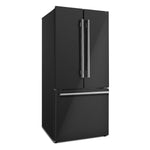 FORNO 2-Piece Black Kitchen Bundle - 30" Induction Range and 31" Bottom Freezer Refrigerator - BonPrix Électroménagers