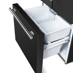 FORNO 2-Piece Black Kitchen Bundle - 30" Induction Range and 31" Bottom Freezer Refrigerator - BonPrix Électroménagers