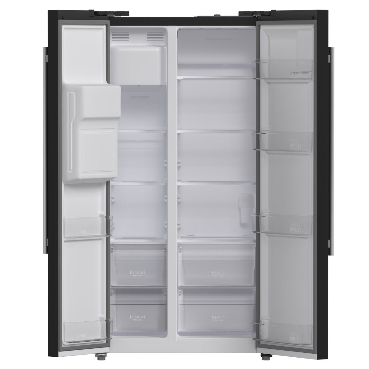 FORNO 2-Piece Black Kitchen Bundle - 30" Induction Range and 36" Bottom Freezer Refrigerator - BonPrix Électroménagers