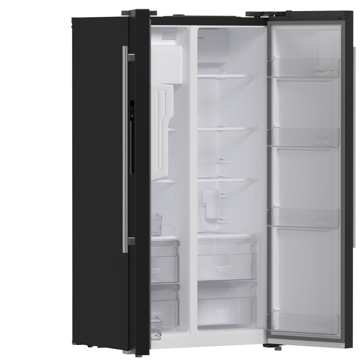 FORNO 2-Piece Black Kitchen Bundle - 30" Induction Range and 36" Bottom Freezer Refrigerator - BonPrix Électroménagers