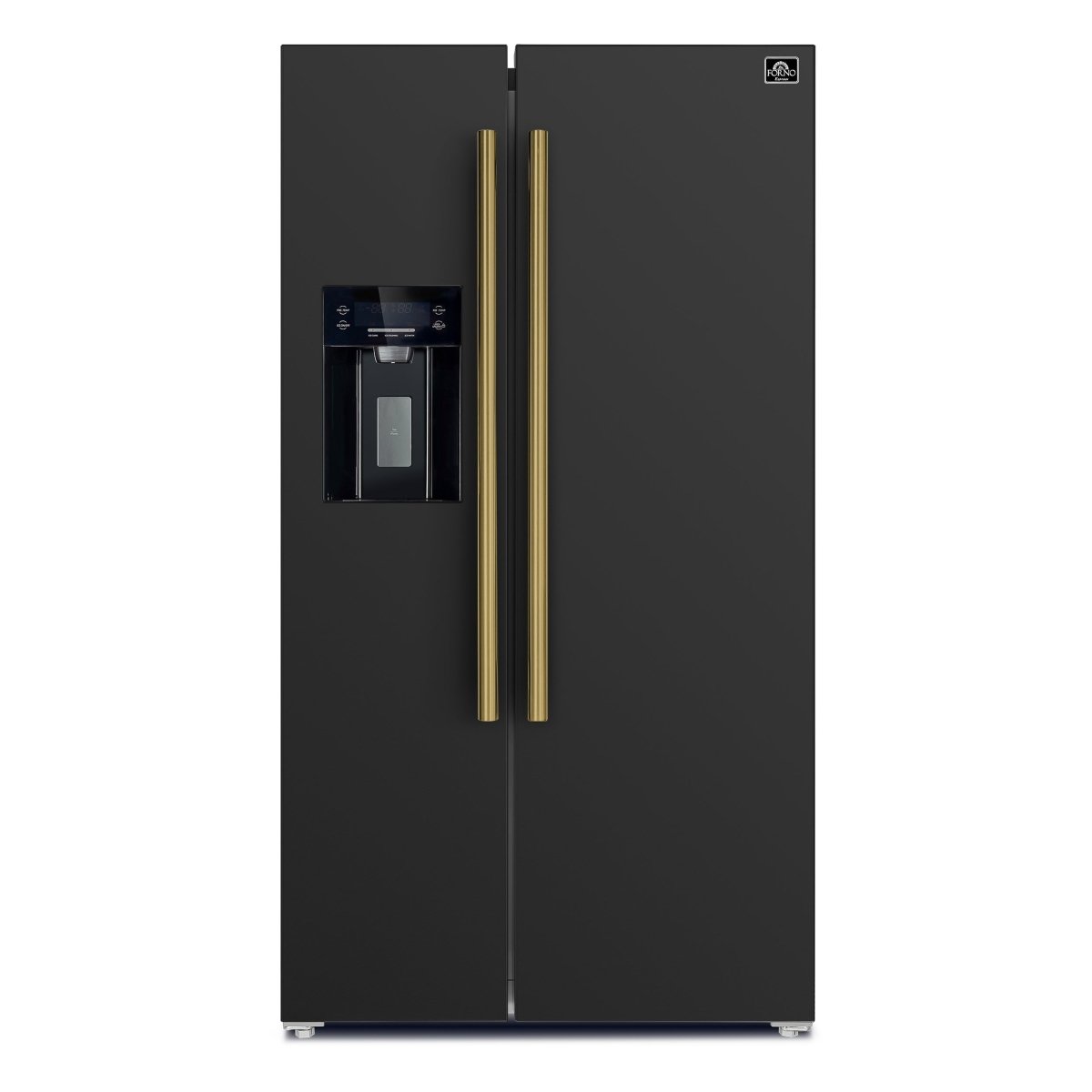 FORNO 2-Piece Black Kitchen Bundle - 30" Induction Range and 36" Bottom Freezer Refrigerator - BonPrix Électroménagers