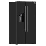 FORNO 2-Piece Black Kitchen Bundle - 30" Induction Range and 36" Bottom Freezer Refrigerator - BonPrix Électroménagers