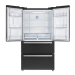 FORNO 2-Piece Black Kitchen Bundle - 30" Induction Range and 36" Bottom Freezer Refrigerator - BonPrix Électroménagers