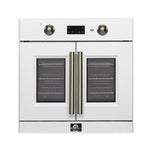 FORNO 2-Piece Kitchen Bundle - 30" White Single Wall Oven (1333-30), 30" White Microwave (3093-30) - BonPrix Électroménagers