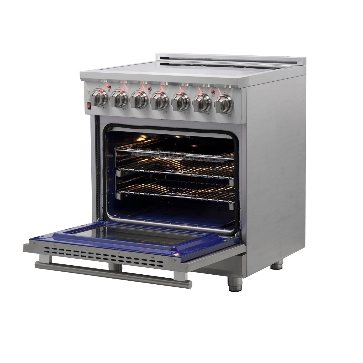 FORNO 2-Piece SS Kitchen Bundle - 30" Electric Range and 31" Bottom Freezer Refrigerator - BonPrix Électroménagers