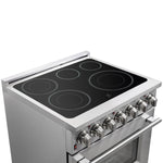 FORNO 2-Piece SS Kitchen Bundle - 30" Electric Range and 31" Bottom Freezer Refrigerator - BonPrix Électroménagers