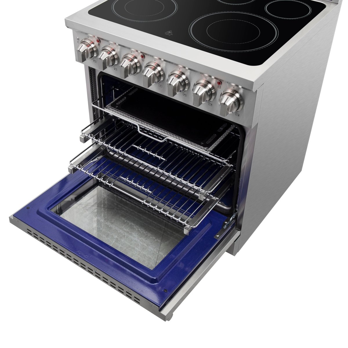 FORNO 2-Piece SS Kitchen Bundle - 30" Electric Range and 31" Bottom Freezer Refrigerator - BonPrix Électroménagers