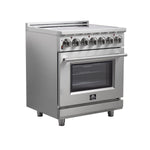 FORNO 2-Piece SS Kitchen Bundle - 30" Electric Range and 31" Bottom Freezer Refrigerator - BonPrix Électroménagers