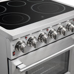 FORNO 2-Piece SS Kitchen Bundle - 30" Electric Range and 31" Bottom Freezer Refrigerator - BonPrix Électroménagers