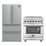 FORNO 2-Piece SS Kitchen Bundle - 30" Electric Range and 36" Bottom Freezer Refrigerator - BonPrix Électroménagers