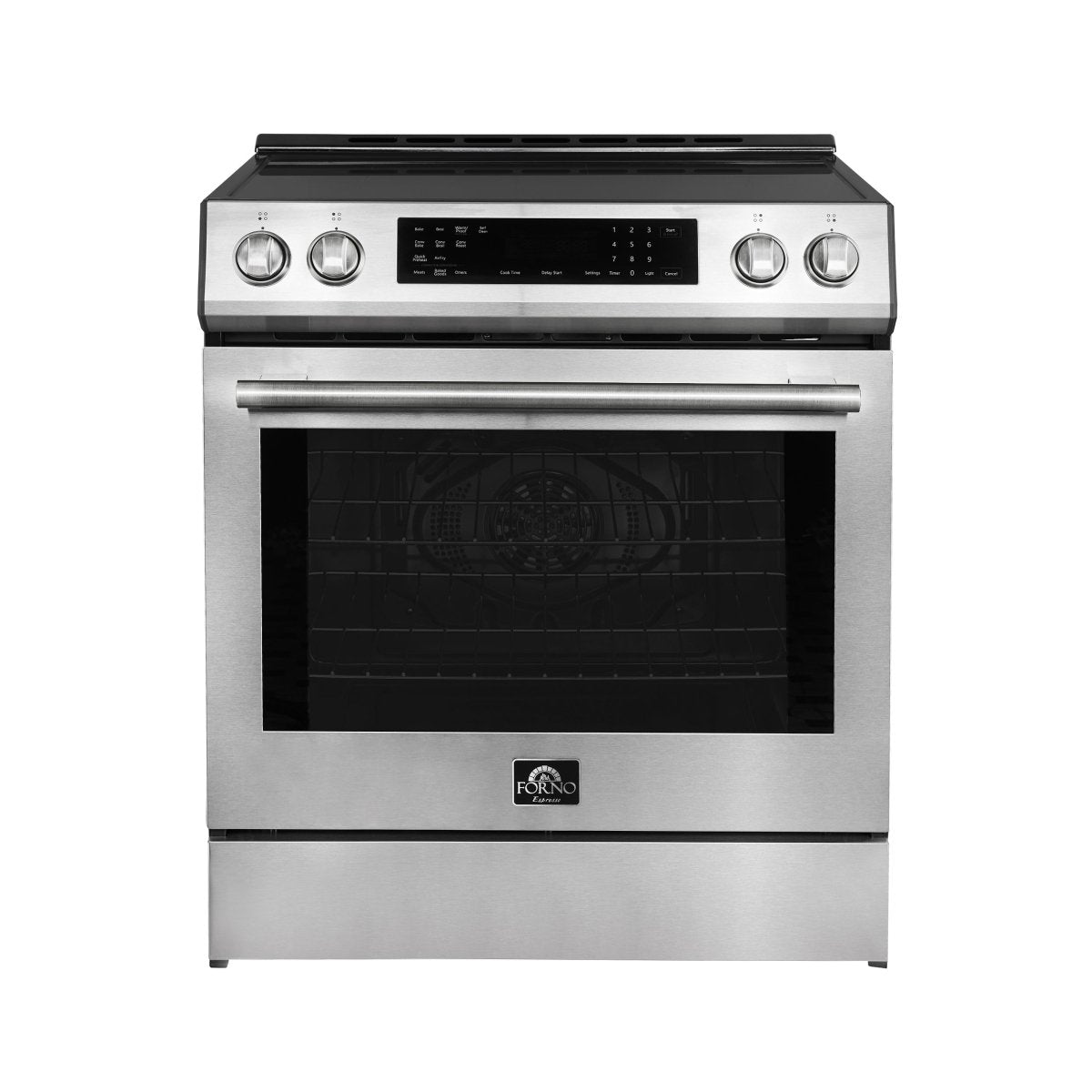 FORNO 2-Piece SS Kitchen Bundle - 30" Induction Range and 31" Bottom Freezer Refrigerator - BonPrix Électroménagers