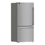 FORNO 2-Piece SS Kitchen Bundle - 30" Induction Range and 31" Bottom Freezer Refrigerator - BonPrix Électroménagers