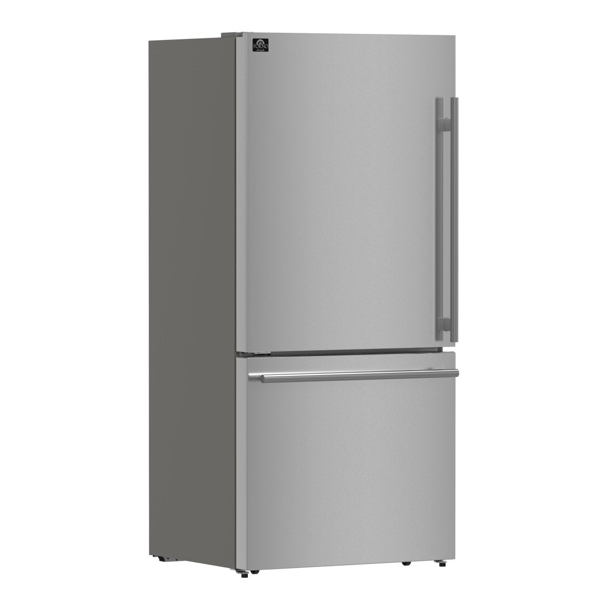 FORNO 2-Piece SS Kitchen Bundle - 30" Induction Range and 31" Bottom Freezer Refrigerator - BonPrix Électroménagers