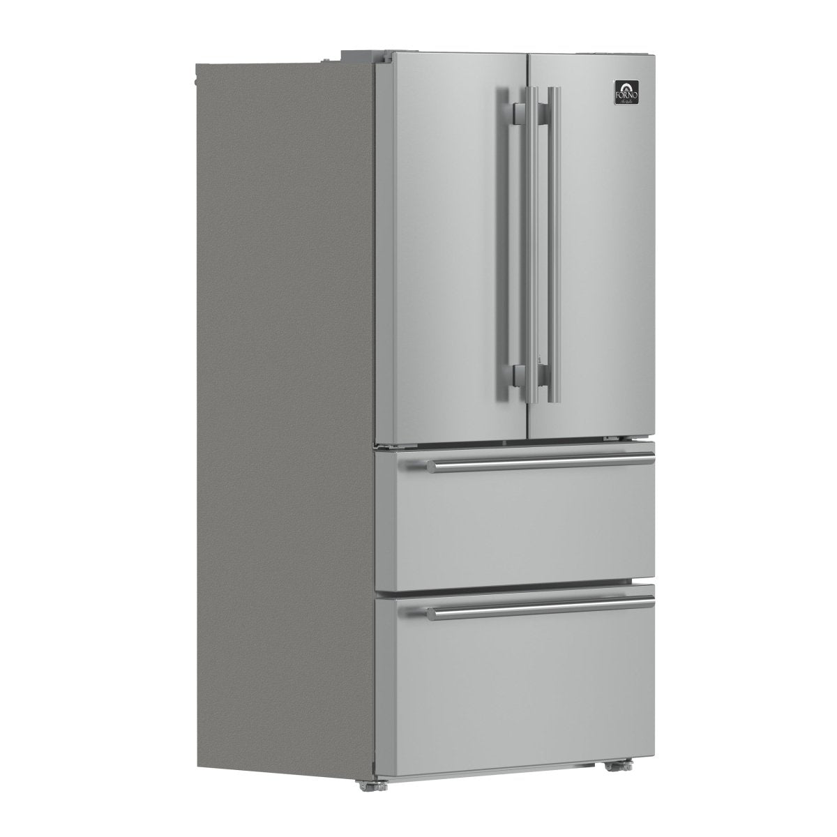 FORNO 2-Piece SS Kitchen Bundle - 30" Induction Range and 36" Bottom Freezer Refrigerator - BonPrix Électroménagers