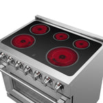 FORNO 2-Piece SS Kitchen Bundle - 36" Electric Range and 31" Bottom Freezer Refrigerator - BonPrix Électroménagers