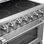 FORNO 2-Piece SS Kitchen Bundle - 36" Electric Range and 31" Bottom Freezer Refrigerator - BonPrix Électroménagers