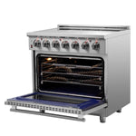 FORNO 2-Piece SS Kitchen Bundle - 36" Electric Range and 31" Bottom Freezer Refrigerator - BonPrix Électroménagers