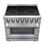 FORNO 2-Piece SS Kitchen Bundle - 36" Electric Range and 31" Bottom Freezer Refrigerator - BonPrix Électroménagers