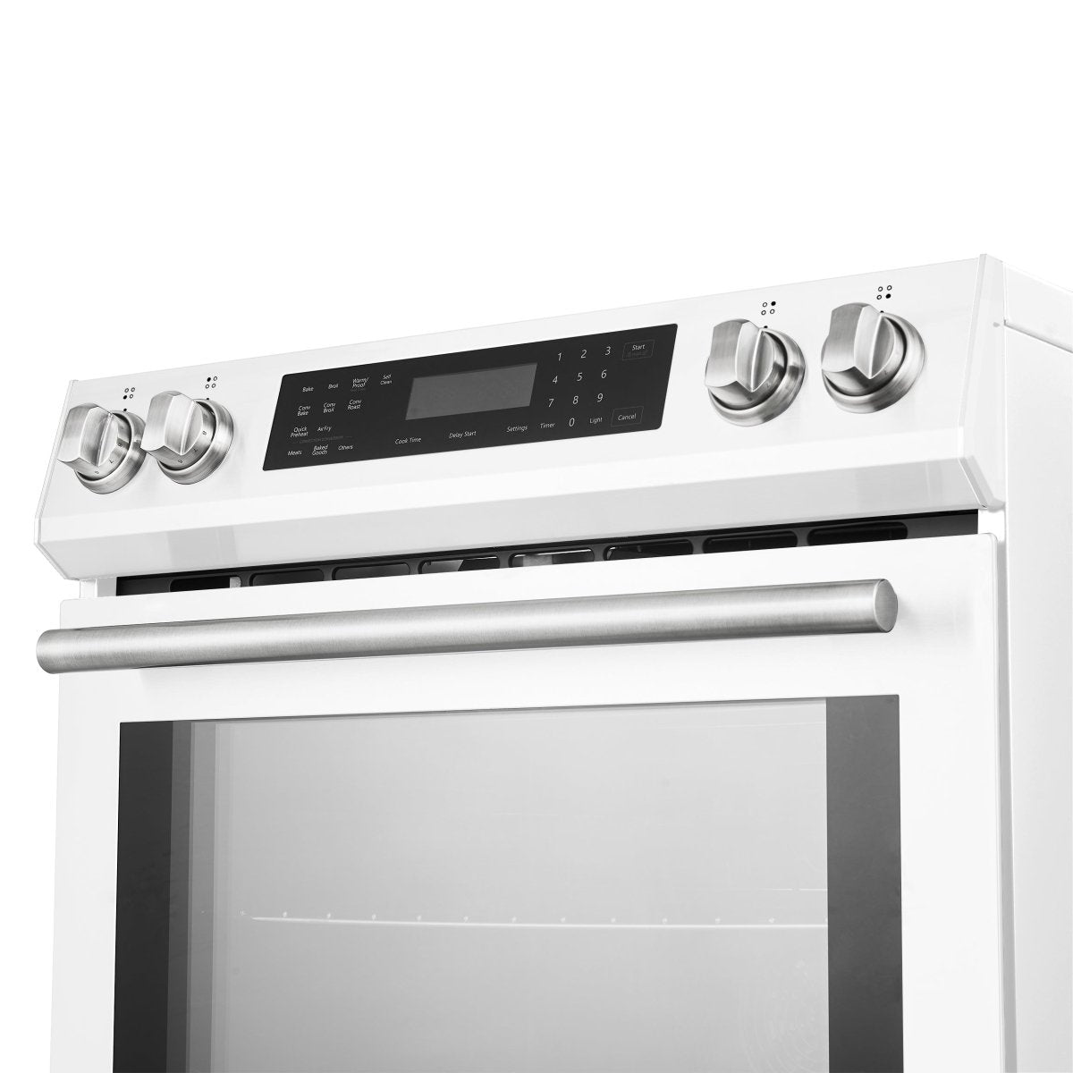 FORNO 2-Piece White Kitchen Bundle - 30" Induction Range and 31" Bottom Freezer Refrigerator - BonPrix Électroménagers