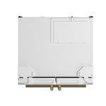 FORNO 2-Piece White Kitchen Bundle - 30" Induction Range and 31" Bottom Freezer Refrigerator - BonPrix Électroménagers