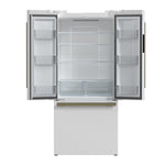 FORNO 2-Piece White Kitchen Bundle - 30" Induction Range and 31" Bottom Freezer Refrigerator - BonPrix Électroménagers