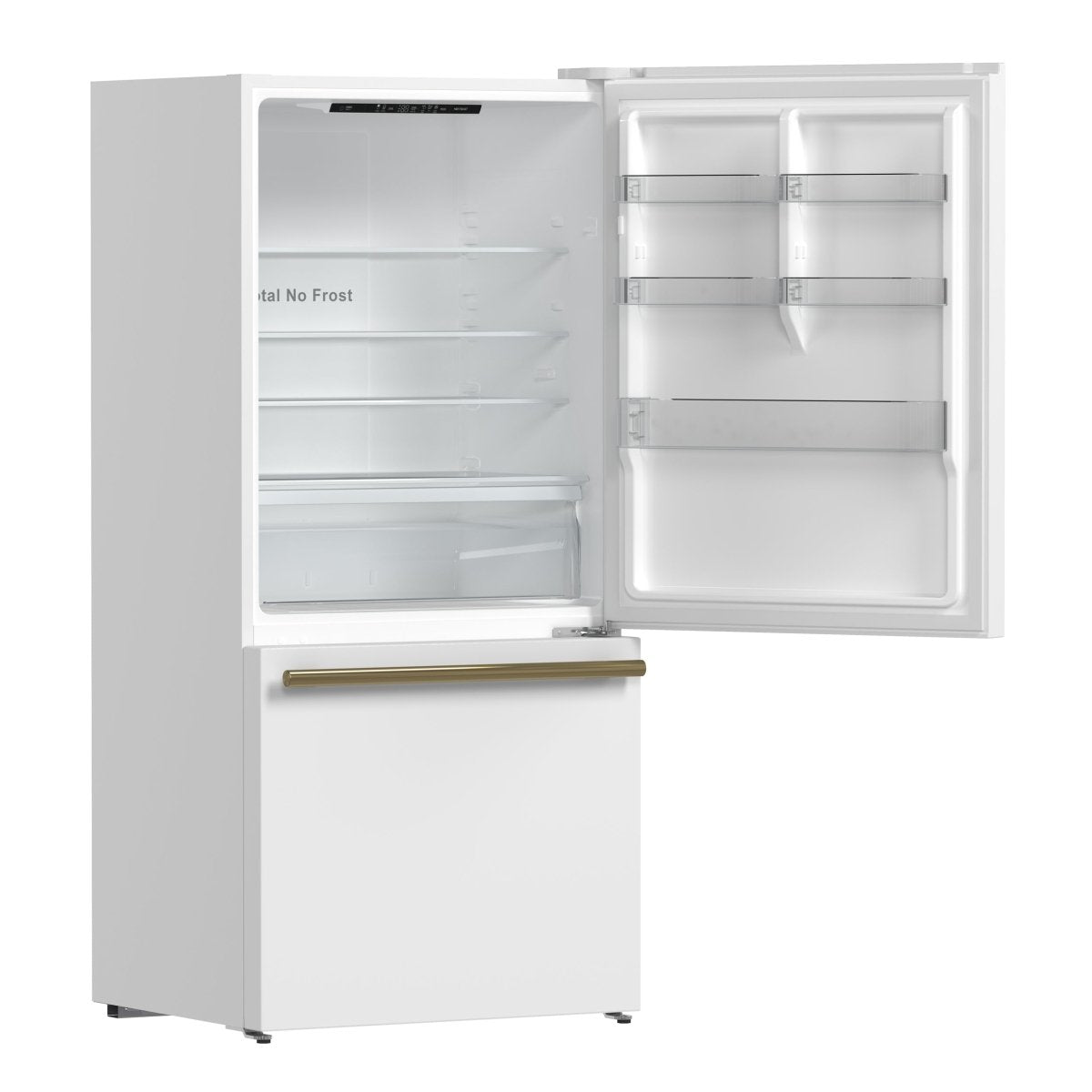 FORNO 2-Piece White Kitchen Bundle - 30" Induction Range and 31" Bottom Freezer Refrigerator - BonPrix Électroménagers