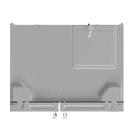 FORNO 2-Piece White Kitchen Bundle - 30" Induction Range and 36" Bottom Freezer Refrigerator - BonPrix Électroménagers