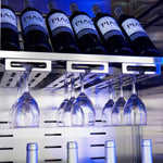 FORNO Abruzzo 48" Wine Cooler, Dual Zone, 30 cu.ft., 130 bottles, Display & Service Shelves, Stemware Racks, Rust resistant - BonPrix Électroménagers