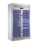FORNO Abruzzo 48" Wine Cooler, Dual Zone, 30 cu.ft., 130 bottles, Display & Service Shelves, Stemware Racks, Rust resistant - BonPrix Électroménagers