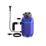 FORNO ACQUA BrightDIAMOND Amethyst 3/4HP Super Quiet Garbage Disposal Corded with Motion Sensor Cabinet Light & Pre-Wired Air Switch - BonPrix Électroménagers