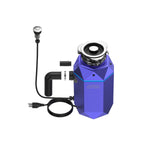 FORNO ACQUA BrightDIAMOND Amethyst 3/4HP Super Quiet Garbage Disposal Corded with Motion Sensor Cabinet Light & Pre-Wired Air Switch - BonPrix Électroménagers