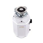 FORNO ACQUA BrightDIAMOND Moonstone 1HP Super Quiet Garbage Disposal Corded with Motion Sensor Cabinet Light & Pre-Wired Air Switch - BonPrix Électroménagers