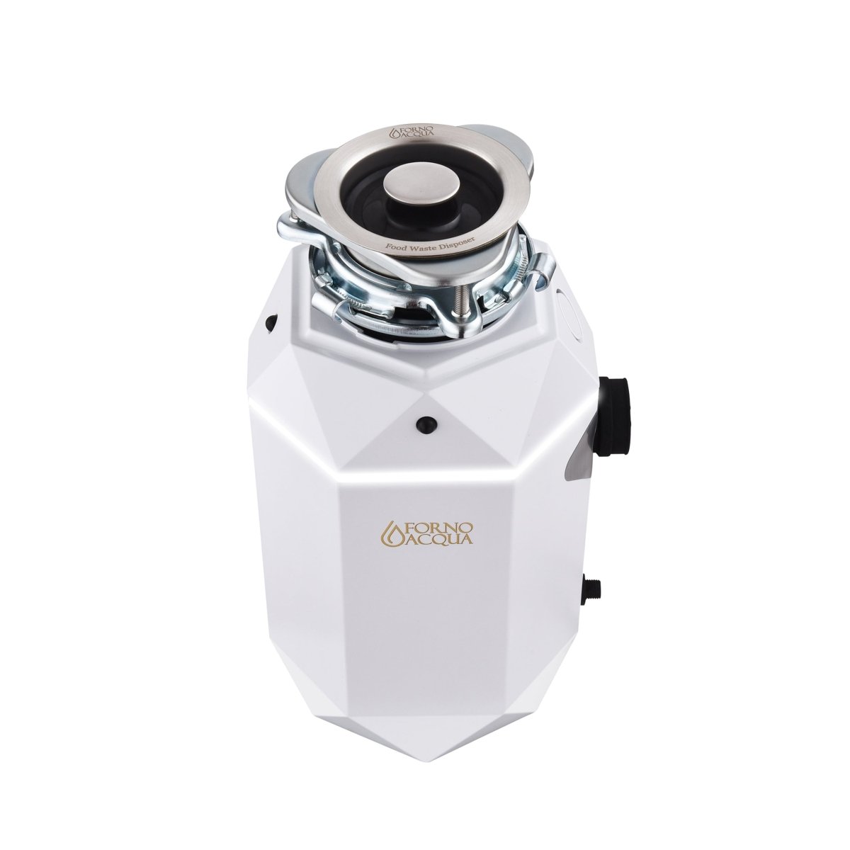 FORNO ACQUA BrightDIAMOND Moonstone 1HP Super Quiet Garbage Disposal Corded with Motion Sensor Cabinet Light & Pre-Wired Air Switch - BonPrix Électroménagers