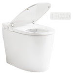 FORNO ACQUA Luxurious Super Smart Toilet. Includes Bidet, Heated Seat, Auto Flush, Auto Lid, Powerful Flush, Ideal for master bathrooms. - BonPrix Électroménagers