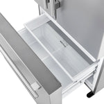 Forno Aosta 36-Inch French Door Refrigerator, Stainless Steel, 22.4 cu.ft, External Water Dispenser, Automatic Ice Maker, ENERGY STAR Certified - BonPrix Électroménagers