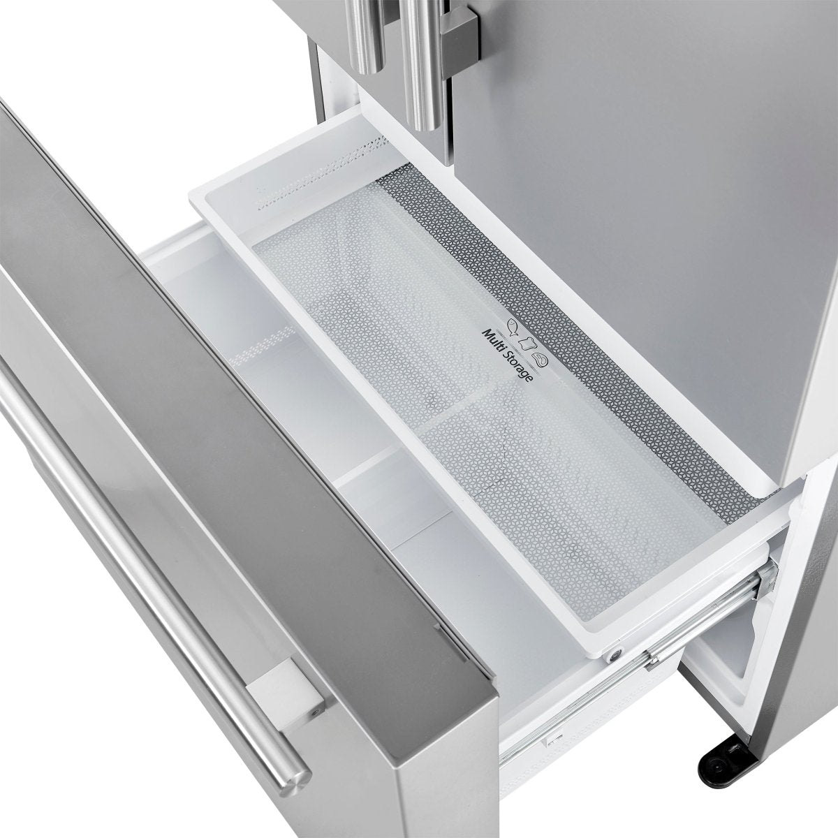 Forno Aosta 36-Inch French Door Refrigerator, Stainless Steel, 22.4 cu.ft, External Water Dispenser, Automatic Ice Maker, ENERGY STAR Certified - BonPrix Électroménagers