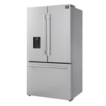 Forno Aosta 36-Inch French Door Refrigerator, Stainless Steel, 22.4 cu.ft, External Water Dispenser, Automatic Ice Maker, ENERGY STAR Certified - BonPrix Électroménagers