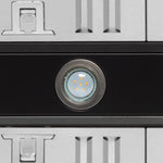 Forno Aria 60 Inch Wall-Mounted Range Hood in Black - BonPrix Électroménagers