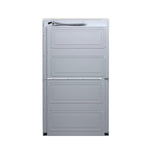 Forno Asti 30-Inch Double Electric Wall Oven with Upper French Doors in White & Antique Brass, 7.36 cu. ft. Dual True Convection, 7,200W, Air Fry, Sous Vide, Self-Clean - BonPrix Électroménagers