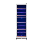 Forno Avellino 24-Inch Dual Zone Wine Cooler, 16 cu.ft, Adjustable Temperature Zones, Stainless Steel - BonPrix Électroménagers