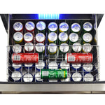 Forno Azienda 24-Inch Dual Temperature Zone Wine Cooler, Up to 108 Bottles, Two Refrigerated Drawers, Adjustable Temperature Zones, Energy Efficient - BonPrix Électroménagers