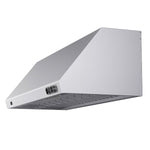 Forno Biagio 60-Inch Wall Mounted Range Hood, Stainless Steel, Heavy Duty - BonPrix Électroménagers